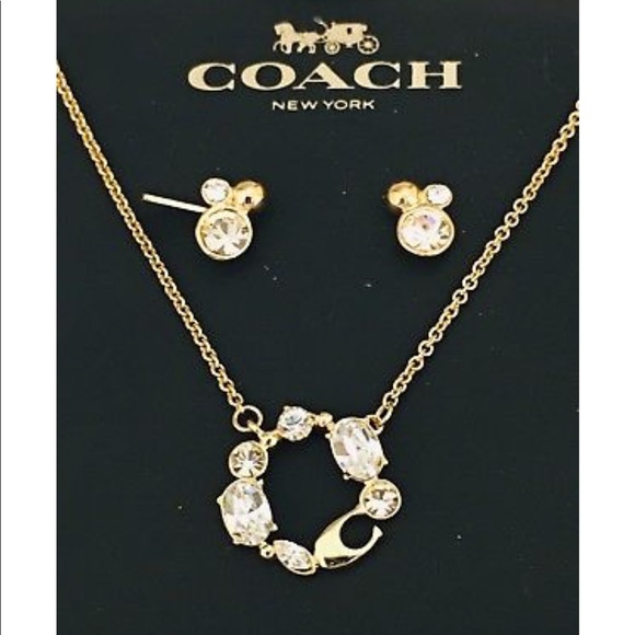 Coach Jewelry - Sold Coach Gold Tone Open Circle Necklace and